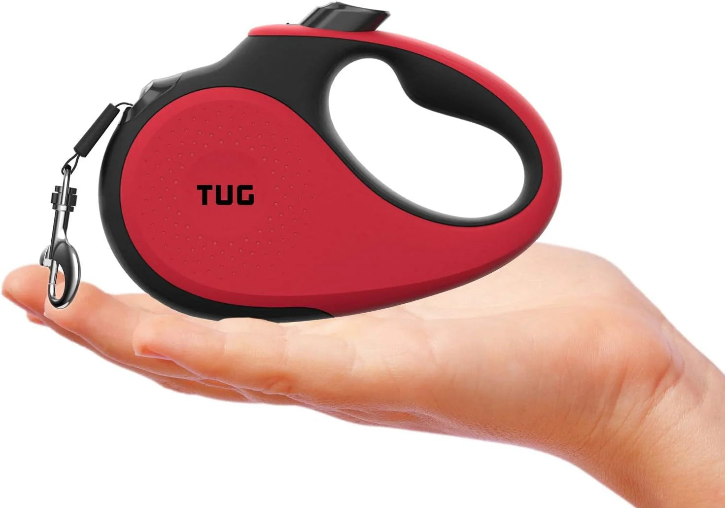 TUG 360° Tangle-Free Retractable Dog Leash - One-Handed Control with Anti-Slip Grip