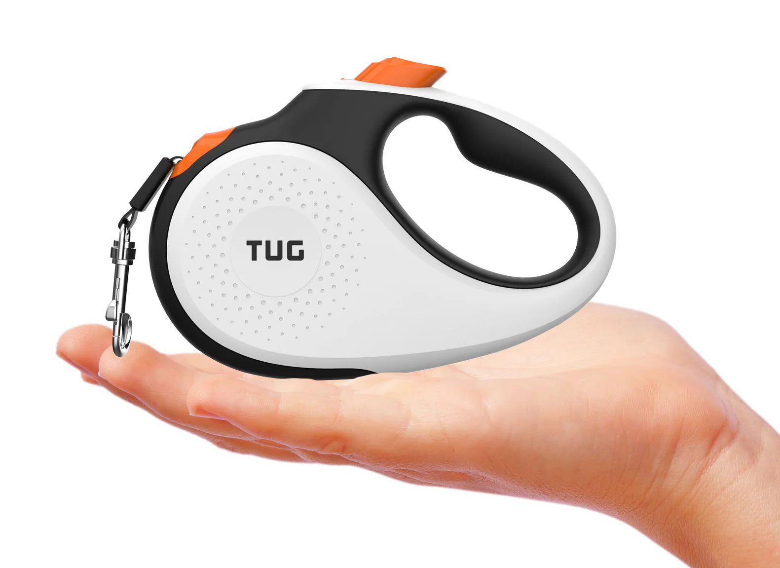 TUG 360° Tangle-Free Retractable Dog Leash - One-Handed Control with Anti-Slip Grip