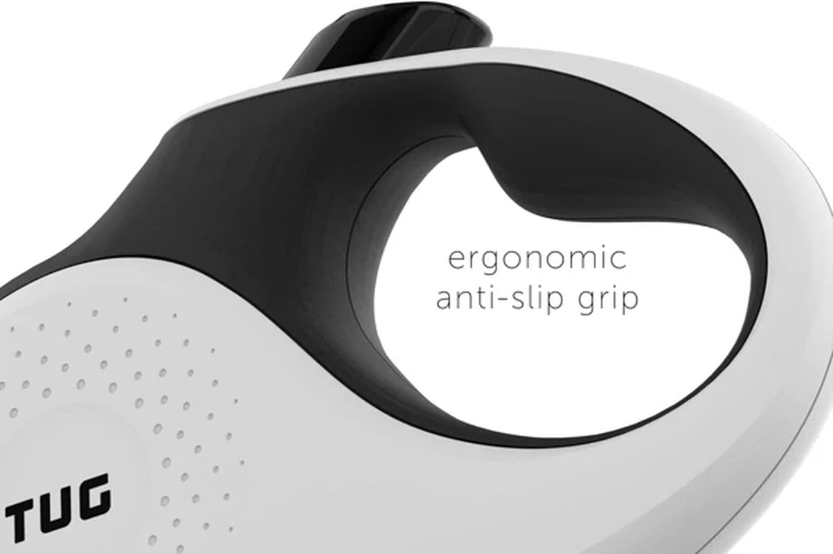 TUG 360° Tangle-Free Retractable Dog Leash - One-Handed Control with Anti-Slip Grip