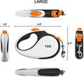 TUG 360° Tangle-Free Retractable Dog Leash - One-Handed Control with Anti-Slip Grip