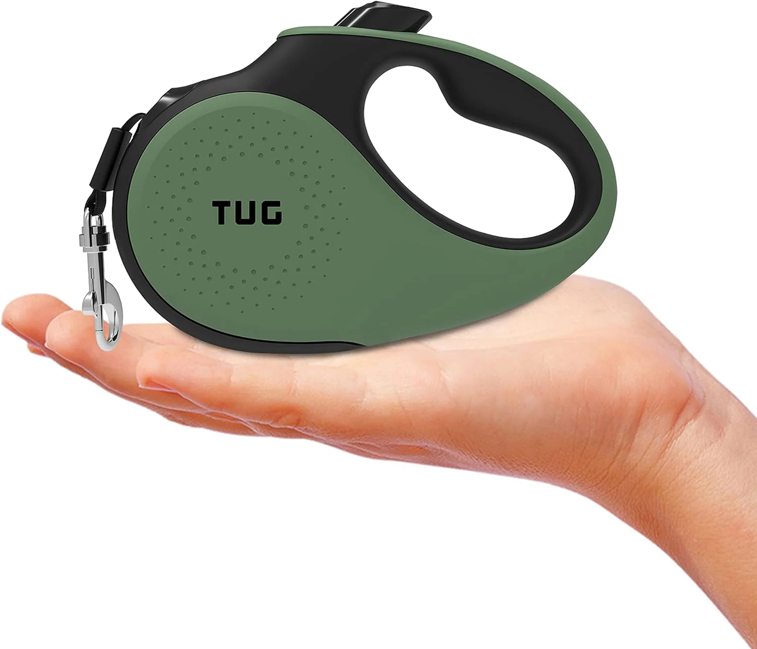 TUG 360° Tangle-Free Retractable Dog Leash - One-Handed Control with Anti-Slip Grip