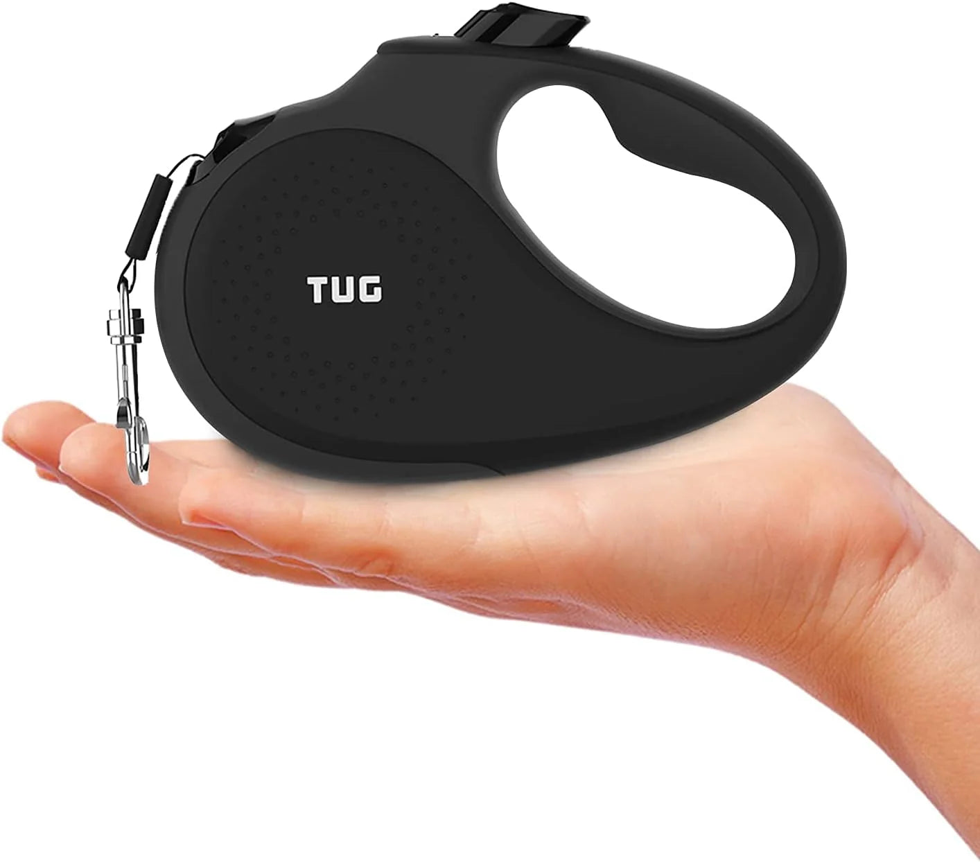 TUG 360° Tangle-Free Retractable Dog Leash - One-Handed Control with Anti-Slip Grip