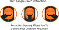 TUG 360° Tangle-Free Retractable Dog Leash - One-Handed Control with Anti-Slip Grip