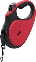 TUG 360° Tangle-Free Retractable Dog Leash - One-Handed Control with Anti-Slip Grip