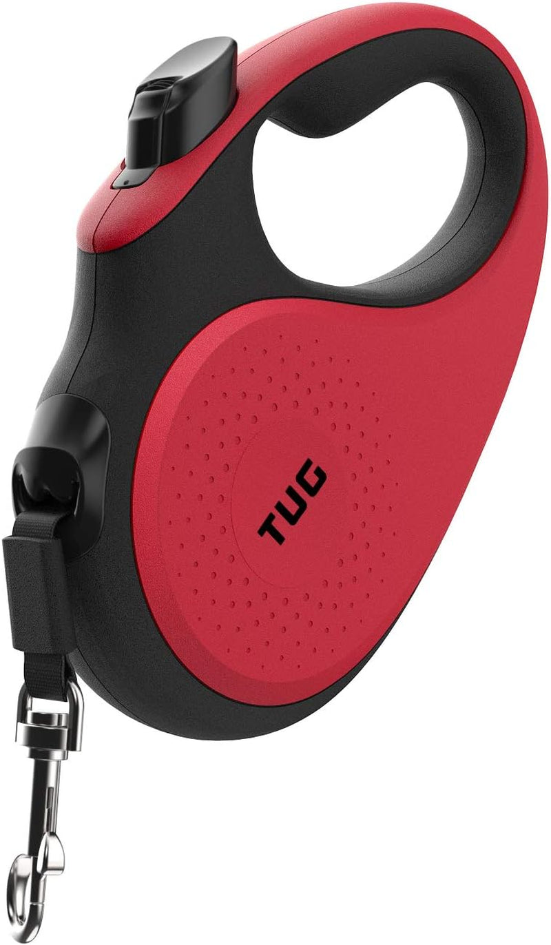 TUG 360° Tangle-Free Retractable Dog Leash - One-Handed Control with Anti-Slip Grip