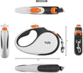 TUG 360° Tangle-Free Retractable Dog Leash - One-Handed Control with Anti-Slip Grip